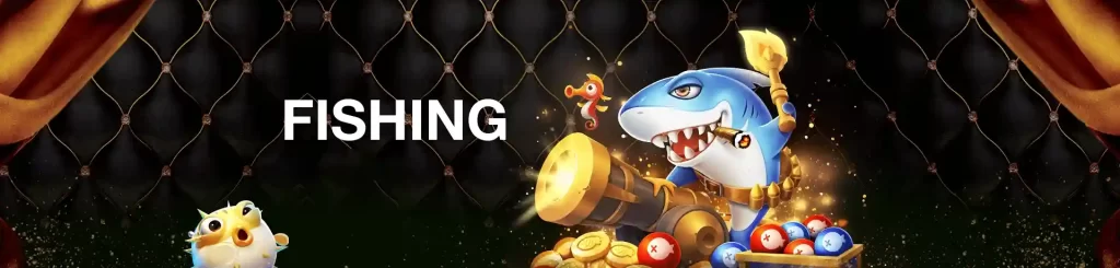 Jogador capturando peixe gigante no 58R Cassino.
